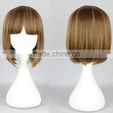 Short straight BOB wig with bangs for woman N431