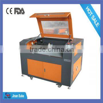 9060 leather lable co2 laser cutting machines ccd camera