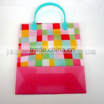 Fashion Style Cheap Printed Colorful Fashion Large Plastic Gift Bag Packing photo-3