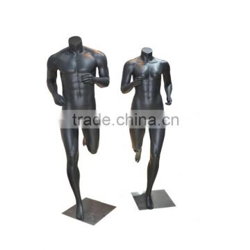 Wholesale custom unique black matte fiberglass fencing sports mannequins