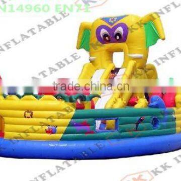 slide type amusement park inflatable giant playland for kids