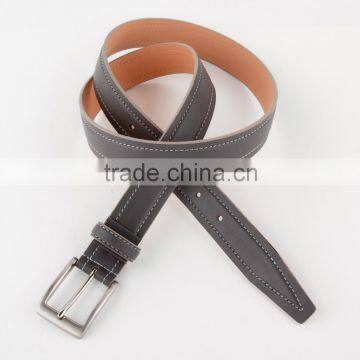 Various Design Men Genuine Leather Belts With Plastic Belt Buckles photo-4