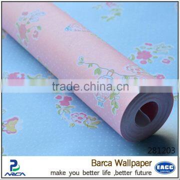 china supplier newest best price beautiful flower wallpaper