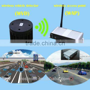 Intelligent magnetic speed sensor for adaptive control system and traffic guidance system