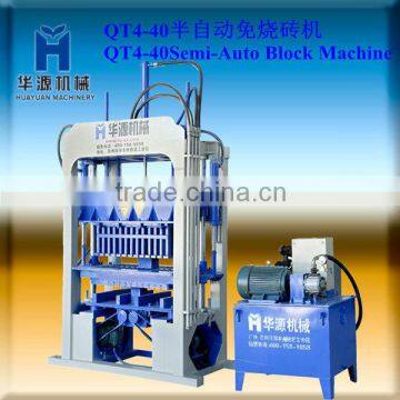 Huayuan QT4-40 The most potential used concrete block making machine hydraform block making machine price