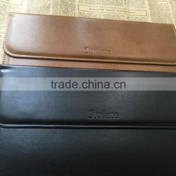 New Arrival !! High Quality Business Soft PU Leather Laptop Bag for Microsoft Surface Pro4 photo-2