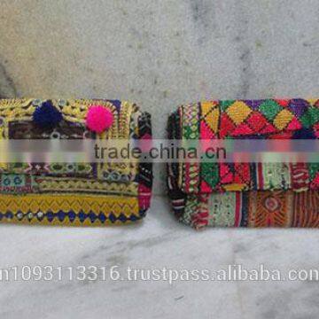 New hot sale discount price indian vintage banjara clutch bag