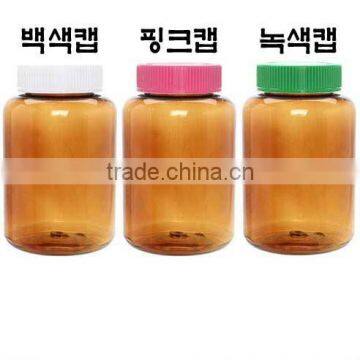 Medicine Bottle Safety Cap 400ml light Brown