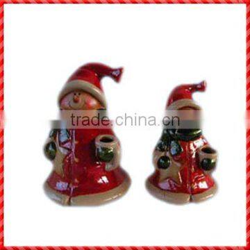 Novelty hand painted ceramic handmade snowman crafts