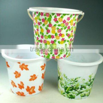 strong plastic water bucket