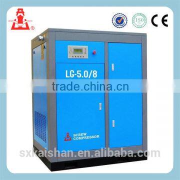 20 HP belt driven screw compressor