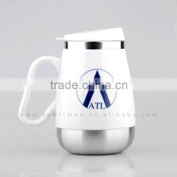 Hot New products Ceramic Travel mug with handle