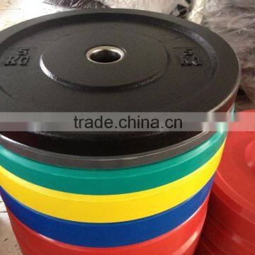 Rough Crumb Hi-temp Rubber Bumper Plates For Crossfit Training photo-4