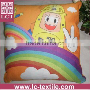 supply 2015 top quality handmade cartoon cushion with full color sublimation printing(LCTP0074)