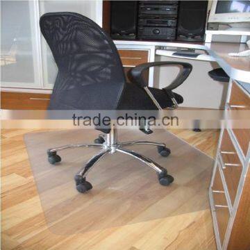 Clear Non Slip Grips Chair Floor Protector Mat For Chairs , 1800x 3000 mm