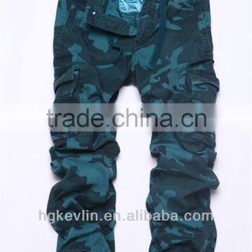 2014 fashion cotton camouflage pants purple camo cargo pants