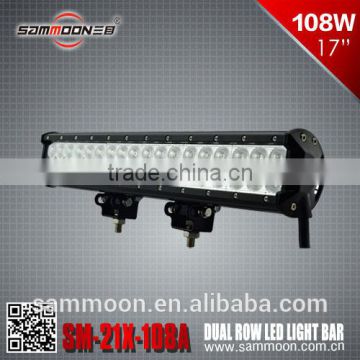 17"108w 4x4 off road led light bar high power two row LED Light Bar SM-21X-108A