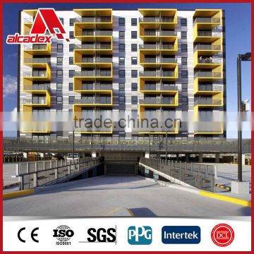 4mm Non-combusitble apartment facade aluminium composite panels