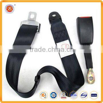 Factory sale universal 2-point safety belt,harness adjustable car seat belt for promotion