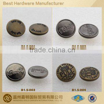 good selling snap clip buttons for clothing