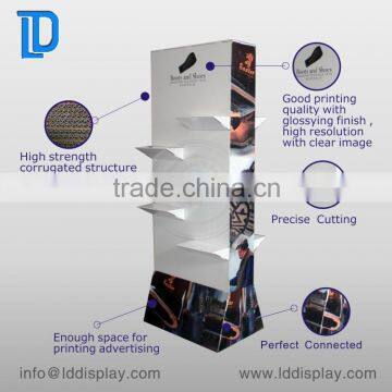 High Quality Cardboard Shoes Display,Shoes Cardboard Stands, Shoes POP Shelf Display Stands photo-6