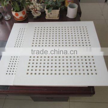 Manufacturer of Pvc Gypsum Ceiling Tiles / PVC Gypsum Ceiling Tiles Price / PVC Punched Gypsum Ceiling Tiles photo-2