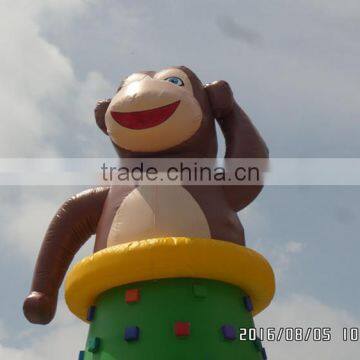 Monkey Inflatable Mini Climbing Wall for Kids and Children Play Games photo-6