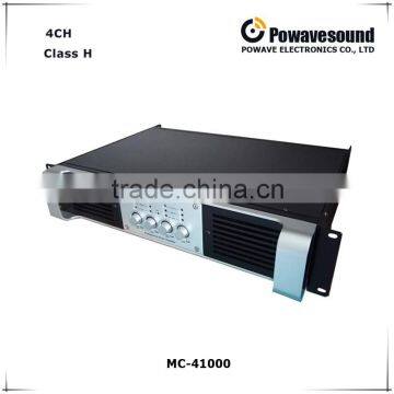 MC-41000 powavesound 4 channels 1000W amplifier class H topping amplifier