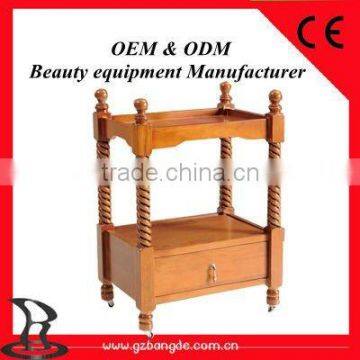 Hot Sale Beauty Salon Trolley/Wooden Trolley BD-S