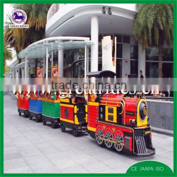 amusement park tourist amusement used trackless train