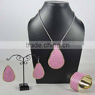 Jewellry Set,Pure Brass Jewelry, Necklace Set,Pendant Set, Cuff, Rings,Ear Rings, Metal Jewelry Fashionable Jewellery,