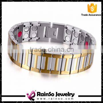 2016 Hot Sales Stainless Steel Blood Pressure Ion Power Bio Magnetic Bracelet Wholesale