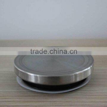 Handmade Glass Jar With Stainless Steel Metal Lid N6046 photo-5