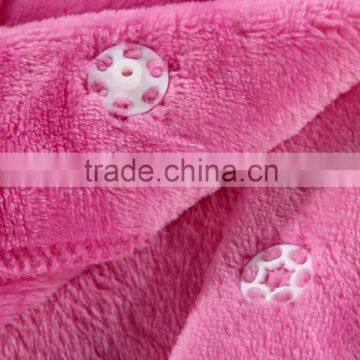 Red Fluffy Heated Bathrobe for Children Bathrobe and Bathrobe China photo-3