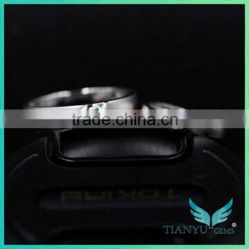 Amora Moissanite Images Youtube Men and Women White Gold Moissanite 2mm Wedding Ring photo-4