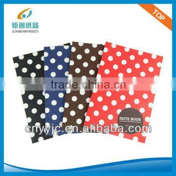 32K elegant notebook perfect binding with Polka dots