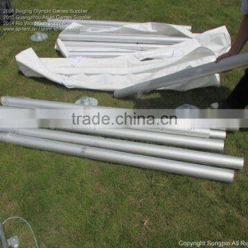 Printed Star Twin 1320 Canopy Tent 16x21m in Red Color With White Logo on the Roof photo-4