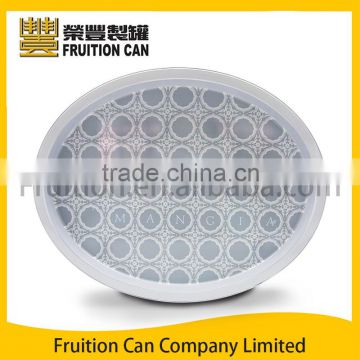 Big fancy trays Oval Tray can use floral tray fruit tin plate