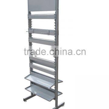 Shop food display stand, chewing gum retailing holder in store/supermarket, candy display floor stand display shelf