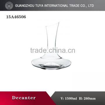 1500ML Beveled Lead Free Crystal Wine Decanter