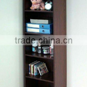 five-tier wooden bookcase