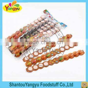 3 in 1 long candy milk candy star shape candy olive bubble gum