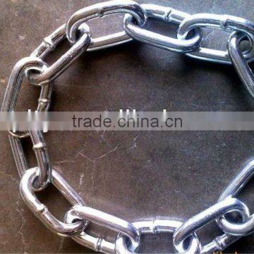 galvanized short link steel chain DIN766