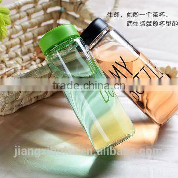 Colorfull 500ml Frosted "My Bottle" Plastic BPA FREE Water Bottles Lemon Juice Water Bottle for Wholesales photo-4