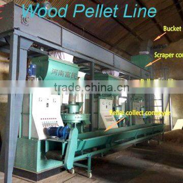 wood pellet machine production line