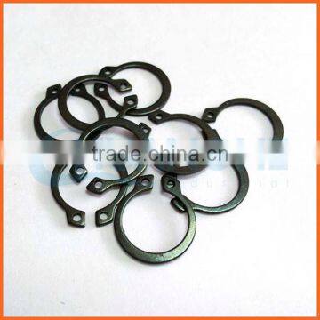 China Professional Custom Wholesale High Quality Black Zinc Plated Circlips for Shaft photo-6