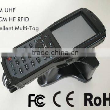 rfid handheld terminal uhf reader bar code scanner