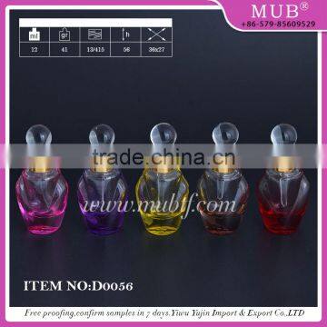 D0056 roll bottle glass bottle aluminum perfume bottle wholesale