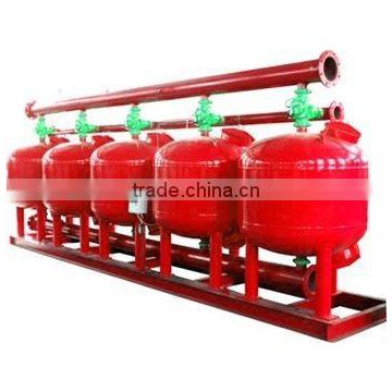 Horizontal sand filter