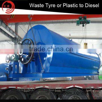 2016 New Design Waste Tyre Rubber Recycling Plant/ Tire Recycle Oil Pyrolysis Plant